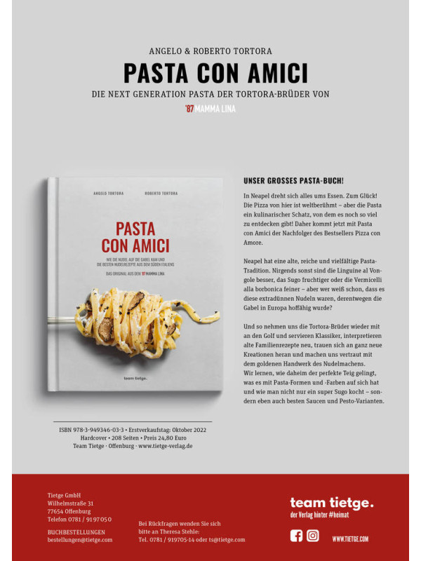 Infoblatt - Pasta con Amici